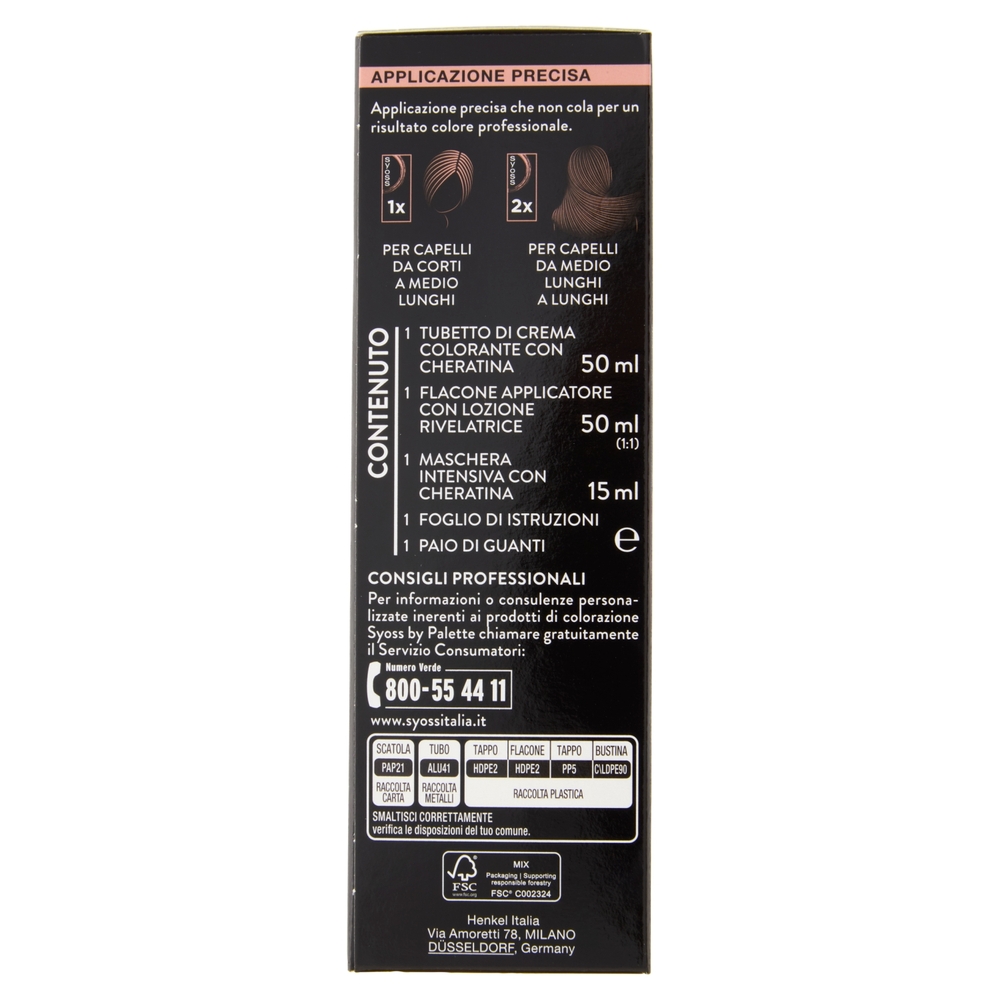 Syoss By Palette Colorazione Permanente 5_29 Rosso Intenso
